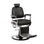 Chaise de barbier inclinable hydraulique avec accoudoirs modèle Curle - 1