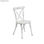chaise de bistrot dos croisé polypropylene - colori: blanc - 1
