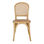 Chaise de bois d&amp;#39;orme et rotin style bistrot - Photo 2