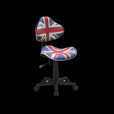 Chaise de bureau à roulettes - qg2 - 48 x 41 x 84 cm - drapeau de londres