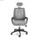 Chaise de bureau réglable en hauteur en gris, modèle &amp;quot;ECOPLUS&amp;quot; - Sistemas David - 1