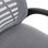 Chaise de bureau réglable en hauteur en gris, modèle &amp;quot;ECOPLUS&amp;quot; - Sistemas David - Photo 4