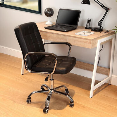 Chaise de bureau réglable en hauteur en noir, modèle &amp;quot;ECO&amp;quot; - Sistemas David - Photo 2