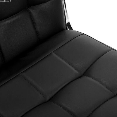 Chaise de bureau réglable en hauteur en noir, modèle &amp;quot;ECO&amp;quot; - Sistemas David - Photo 3