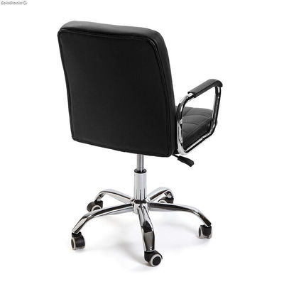 Chaise de bureau réglable en hauteur en noir, modèle &amp;quot;ECO&amp;quot; - Sistemas David - Photo 5