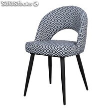 Chaise de style Contemporain avec structure en acier, finition peinture powder