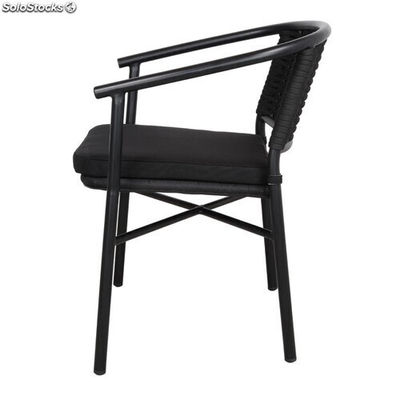 Chaise de style contemporain en aluminium et corde synthétique - Photo 3