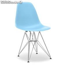 Chaise Eames dsr Bleu