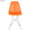 Chaise Eames dsr Orange - Photo 2