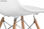 Chaise Eames dsw Chrome Edition Blanc - Photo 2
