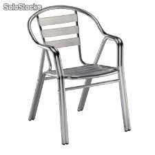 chaise en aluminium Bar, restaurant, terrasse