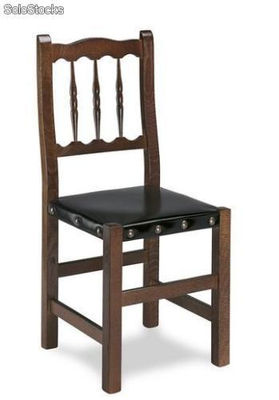 Chaise en bois de hêtre peint, silla mod 10