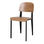 Chaise en bois et en métal bendo black - 1