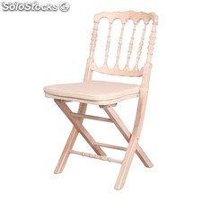 Chaise en bois massif pliante