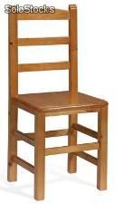 Chaise en bois - pins, silla castellana lisa