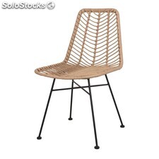 Chaise en rotin synthétique sikasy
