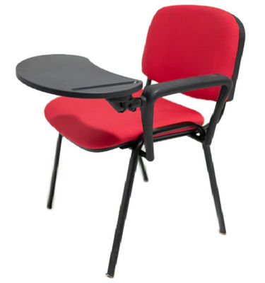 Chaise en tissu avec cache avec tablette écritoire en Plastique rotative - Photo 3