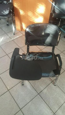 Chaise en tissu avec écritoire importations - Photo 2