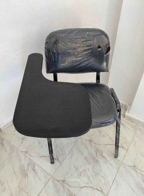 Chaise en tissu avec tablette écritoire rotative en Bois mm