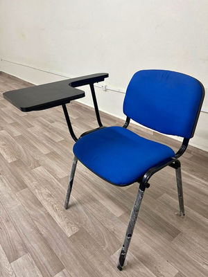 Chaise en tissu sans cache avec tablette écritoire en Plastique rotative mm - Photo 2