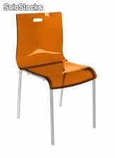 Chaise f orange pour restaurant