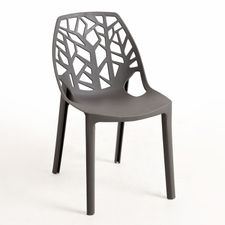 Chaise Hissar Polypropylène - Gris