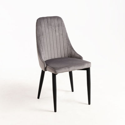 Chaise Kan Velours - Gris