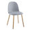 Chaise Ladny - Gris clair - 1