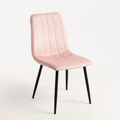 Chaise Liny Velours - Rose