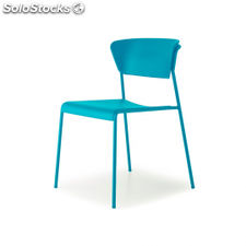 Chaise lisa Couleur Bleu clair - Photo 2