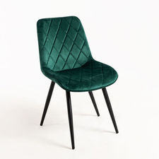 Chaise Min Velours - Vert