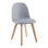 Chaise Munay - Gris clair - 1