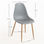 Chaise Mykle - Gris clair - 2