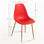 Chaise Mykle - Rouge - 2