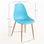 Chaise Mykle - Turquoise - 2