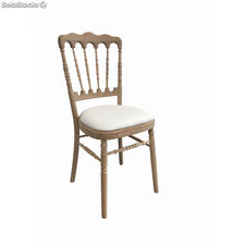 chaise napoléon 3 en bois brut