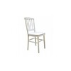 chaise napoleon 3 en bois doré - colori: bois blanc et simili blanc