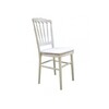 chaise napoleon blanche - colori: bois blanc