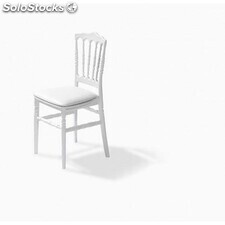 chaise napoleon blanche polypropylène