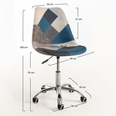 Chaise Neo Patchwork - Patchwork Blue - Photo 2