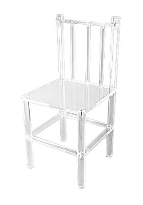 chaise plexi à barreaux - Photo 2