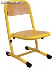 Chaise pour école maternelle appui sur table Rosalie