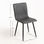 Chaise Rom Similicuir - Gris - 2