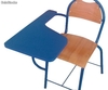 chaises scolaire écritoire