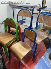 chaise semi métallique mm