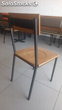 Chaise semi métallique Pour les restaurants HL