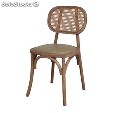 Chaise SENDAI de style Vintage-Bistrot fabriqué en bois d&#39;orme