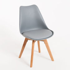 Chaise Synk Basic - Gris clair