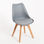 Chaise Synk Basic - Gris clair - 1