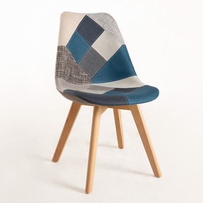 Chaise Synk Patchwork - Bleu